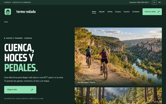 E-bike rental website