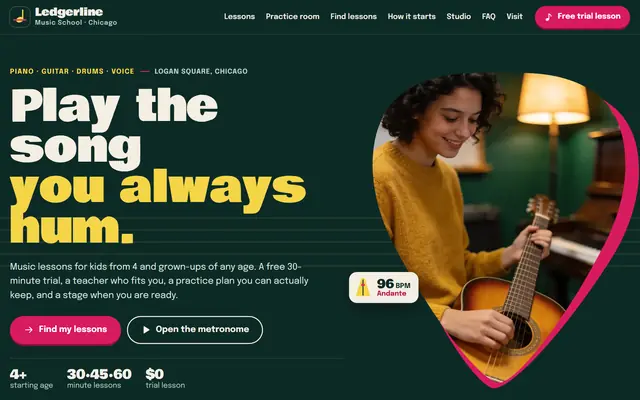 Music school website